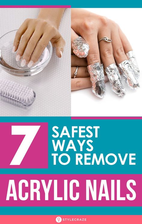 Soak Off Acrylic Nails, Take Off Acrylic Nails, Remove Fake Nails, Remove Acrylics, Gel Nail Removal, Remove Acrylic Nails, Nail Fungus Remedy, Acrylic Nails At Home, Gel Acrylic Nails