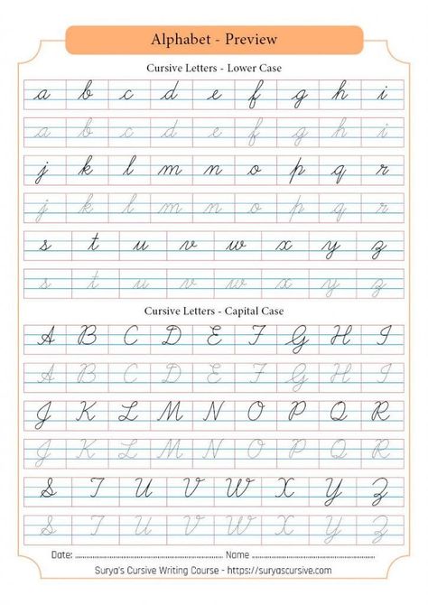 Cursive Letters Worksheet, Teaching Cursive Writing, Cursive Letters Alphabet, Disiplin Anak, Cursive Writing Practice Sheets, Cursive Worksheets, Cursive Handwriting Worksheets, Teaching Cursive, Learning Cursive