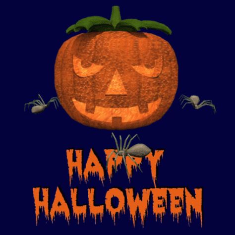 Happy Halloween Pumpkin Halloween Spiders GIF - Happy Halloween Pumpkin Halloween Spiders 3D Gifs Artist - Discover & Share GIFs Happy Halloween Gif, Halloween Live Wallpaper, Morning Thursday, Halloween Spiders, Happy Halloween Pumpkin, Halloween Wallpaper Cute, Halloween Gif, Halloween Photo, Gif Photo