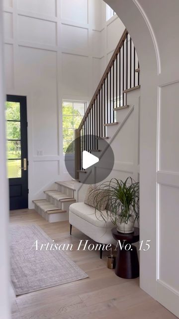 Artisan Home Tour by Parade of Homes Twin Cities on Instagram: "This thoughtfully designed transitional two-story by @pinnaclefamilyhomes is nestled on the beautiful shores of Prior Lake. Come see it for yourself this weekend on the #ArtisanHomeTour! 
——
Builder: @pinnaclefamilyhomes 
Video: @spacecrafting_photography 
Interior Design: @sarahbelldesignstudio 
Styling: @creekwoodhill" 2nd Floor House Design Interior, Home Tour Videos, Artisan Home, Photography Interior, Parade Of Homes, Second Story, Twin Cities, Come And See, 2nd Floor