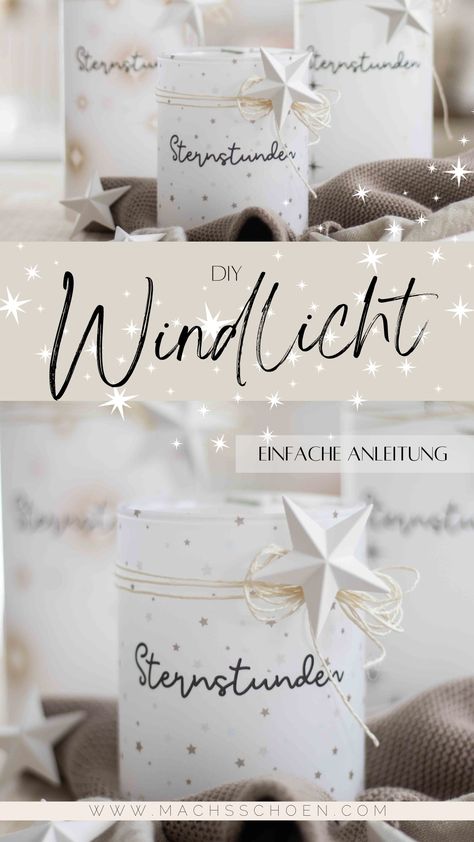 DIY: Winterliches Windlicht basteln Silhouette Cameo Freebies, Advent Diy, Diy Presents, Aperol Spritz, White Christmas, Winter Christmas, Christmas Time, Advent, Christmas Diy