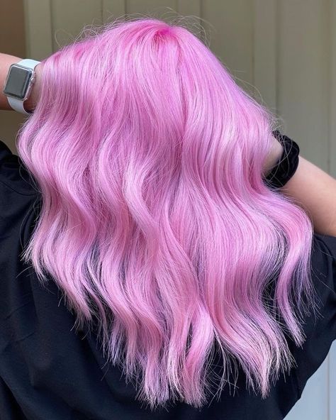 Fashion & Beauty Candy Pink Hair, Cotton Candy Pink Hair, Ulzzang Hair, Cotton Candy Hair, Light Pink Hair, Pastel Pink Hair, Bright Hair, Hair Color Pink, Looks Party