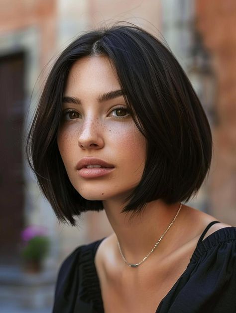 Best Bob Haircuts for Thick Hair Textured Bob For Thick Hair, Power Bob Haircut, Short Haircuts For Thick Hair Women, Bob Cut Hairstyles Short, Short Haircuts Thick Hair, Bob Haircut Thick Hair, Thick Hair Styles Short, Thick Hair Short Haircut, Japanese Bob Haircut