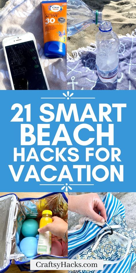 Dive into our curated collection of ultimate beach hacks! Discover ingenious skin care tips to protect and nourish under the sun, the must-have travel essentials for a hassle-free beach getaway, and clever car cleaning hacks to keep your vehicle sand-free. Seamlessly blend adventure and self-care with this ultimate guide! Beach Life Hacks, Beach Camping Tips, Camping Safety, Pool Hacks, Family Beach Trip, Kid Hacks, Beach Hacks, Camping Outfits, Beach Camping