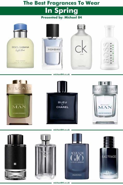 The Best Men's Fragrances For Spring Fragrances Perfume Men, Perfume Men, Fragrance Lab, Best Mens Cologne, Chanel Men, Best Perfume For Men, Smelling Good, Spring Fragrances, Fragrances For Men