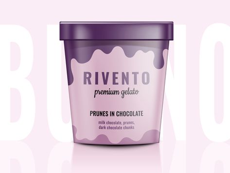 Ice-cream tub design by Ruslan Pirus on Dribbble Ice Cream Tub, Tub Design, Ice Cream Tubs, Ice Cream Shop, Learning Design, Gelato, Chocolate Milk, Dark Chocolate, Global Community