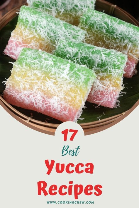 Whether you are looking for the desert plant or the root vegetable, we have a few Yucca Recipes here to help you make yucca meals at home! Yucca Soup Recipe, Yucca Flower Recipes, Yucca Root Recipes, Yucca Recipe, Yuca Recipes, Cassava Recipe, Yucca Fries, Cultural Recipes, Zucchini Recipes Dessert