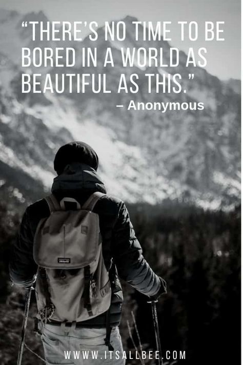 Need inspirational captions for your outdoor adventure posts? Click for 50 famous mountain quotes, quotes about being adventurous, hiking and climbing captions perfect for social media posts. Adventure Quotes Outdoor, Inspirational Captions, Adventure Quotes Wanderlust, Mountain Quotes, Quotes Adventure, Adventure Campers, Movies Quotes, Hiking Quotes, Travel Quotes Adventure