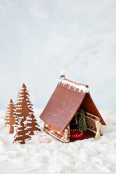 Our most beautiful gingerbread house ideas include grand mansions, cute cookie cottages, and intricately detailed cabins. Use our recipes and tips to create these impressive gingerbread houses for the holidays. Cookie Cottage, Miniature Ice Cream, Red Licorice, Martha Stewart Living, No Bake Cookies, Royal Icing, Martha Stewart, Licorice, Christmas Traditions