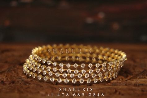 Diamond Bangles,south Indian Jewelry,silver Indian Bangles,pure Silver Swaroski Bangles,indian Wedding Jewelry NIHIRA-SHABURIS - Etsy Swaroski Bangles, Bangles South Indian, Indian Jewelry Silver, Silver Market, Indian Bangles, Diamond Bangles, South Indian Jewelry, Bangles Indian, All Gems