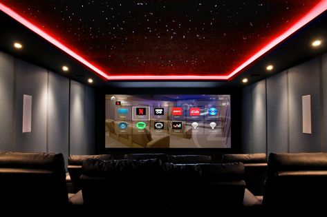 Drop Down Ceiling, Park Lighting, Home Systems, Smart Home System, Sky House, Bespoke Home, Cinema Design, Home Cinema Room, Bedroom Closet Design