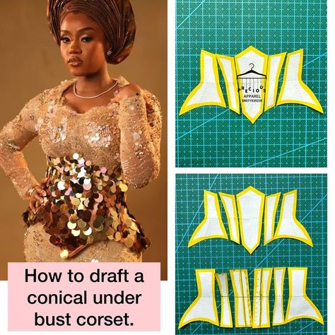 Under Bust Corset Outfit, Corset Tutorial, Nigerian Wedding Dresses Traditional, Bustier Pattern, Advanced Fashion, Welcome To Class, Nigerian Wedding Dress, Under Bust Corset, Classy Short Dresses