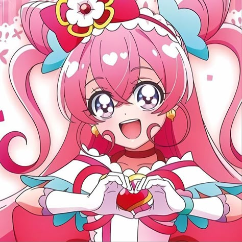 Precure Icons Pink, Precure Icons, Delicious Party Precure, Comic Style Art, Glitter Force, Sailor Moon Crystal, Japanese Animation, Comic Styles, Anime Films