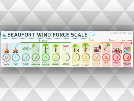 The Beaufort Wind Scale Poster by Dry Soup on Dribbble https://dribbble.com/dry-soup Beaufort Wind Scale, Beaufort Scale, Silver Spring, Show And Tell, Global Community, Poster Design