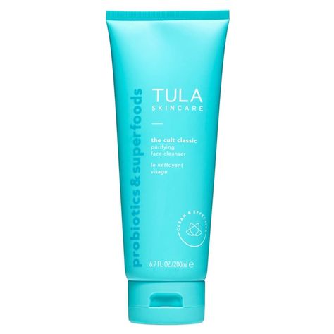 I Started Using This Cleanser Back in College For My Hormonal Acne, and I Still Swear By It Skincare Sephora, Sephora Skincare, Oily Skincare, Tula Skincare, Chicory Root, Skin Care Cleanser, Oily Skin Care, Turmeric Root, Gel Cleanser