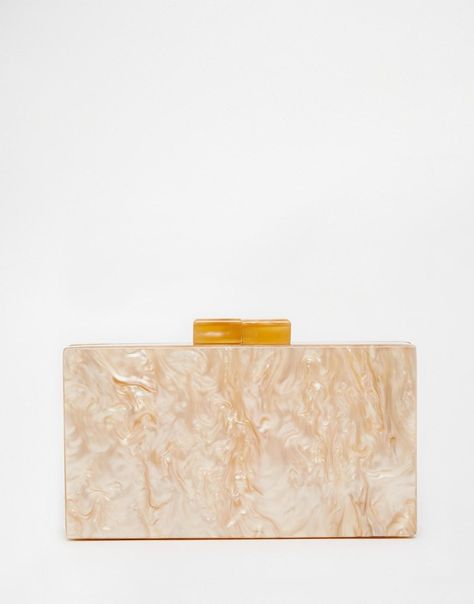 ASOS Marble Box Clutch Bag ($41) White Clutch Purse, Acrylic Box Clutch, Marble Box, Acrylic Bag, Acrylic Clutch, Party Handbags, White Clutch, Minimalist Bag, Beg Tangan