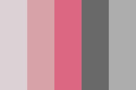 Gray And Pink Palette, Grey And Pink Color Scheme, Pink And Grey Salon Decor, Grey Pink Palette, Pink And Grey Palette, Nail Salon Color Scheme, Grey And Pink Colour Palette, Grey Pink Color Palette, Red Grey Color Palette