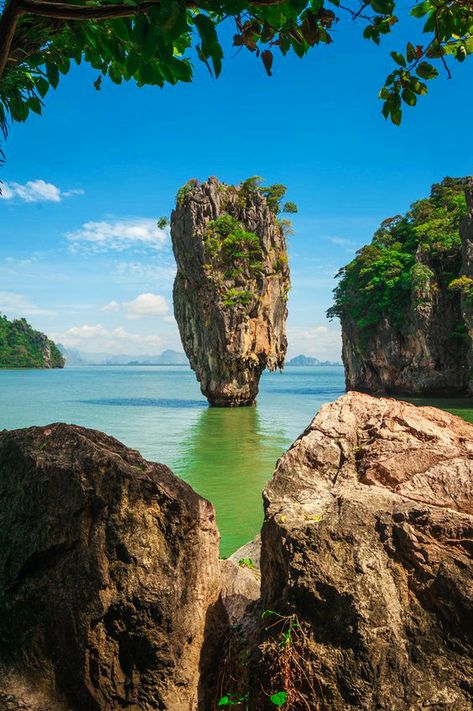 James Bond Island, Places In Usa, Ao Nang, Halong Bay, Exotic Places, Phuket Thailand, Krabi, Rock Formations, Pattaya