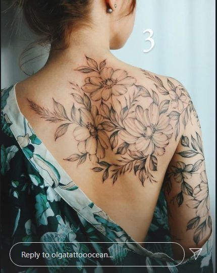 Floral Tattoo Design Back Shoulder, Sleeve And Shoulder Tattoos For Women, Shoulder Arm Cover Up Tattoo, Women Tattoo Template, Sleeve And Back Tattoos For Women, Floral Viking Tattoo, Floral Shoulder Sleeve Tattoo, Shoulder Tattoos For Women Hummingbird, Feminine Sleeves Tattoo