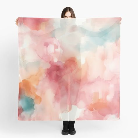 Get my art printed on awesome products. Support me at Redbubble #RBandME: https://www.redbubble.com/i/scarf/Ethereal-Watercolor-Dreamscape-Abstract-Art-Pattern-by-Unitepeople/160517001.B15PI?asc=u Brutal Fruit, Ethereal Watercolor, Watercolor Scarf, Abstract Art Pattern, Artistic Multicolor Silk Scarf With Abstract Shape, Artistic Silk Scarf With Abstract Print, Artistic Pink Silk Scarf, Artistic Pink Silk Scarf With Floral Print, Luxury Artistic Hand-painted Silk Scarf