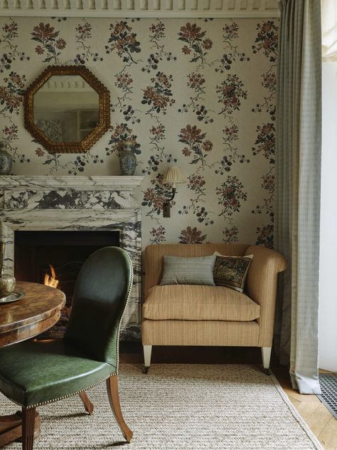 Wallpapers Archives - Guy Goodfellow Collection Guy Goodfellow, Earthy Tones, Interior Spaces, Colour Palette, Wallpapers, Furniture, Fresco