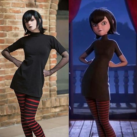 Holloween Costume Mavis, Maeve Hotel Transylvania Costume, Mavis Inspired Outfit, Jonny And Mavis Costume, Mavis Costume Women, Mavis Hotel Transylvania Fantasia, Mavis Makeup Hotel Transylvania, Mavis And Johnny Cosplay, Mavis Hotel Transylvania Cosplay