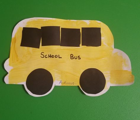 Today kids had fun making school bus craft for our "Thaings That Go " theme 🚌🚍 School Bus Craft, Bus Craft, School Bus Crafts, Labor Day Crafts, Bus Crafts, Craft For Preschoolers, School Kids Crafts, Back To School Crafts, School Craft