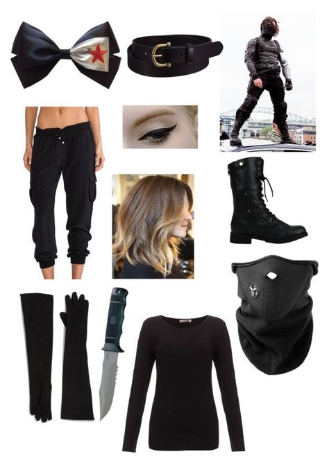 "The Winter Soldier outfit" by dove120 ❤ liked on Polyvore featuring art, CaptainAmerica, buckybarnes and TheWinterSoldier Soldier Outfit, Marvel Inspired Outfits, Avengers Outfits, Bucky Barnes Winter Soldier, The Winter Soldier, Fandom Outfits, Female Soldier, Bucky Barnes, Winter Soldier