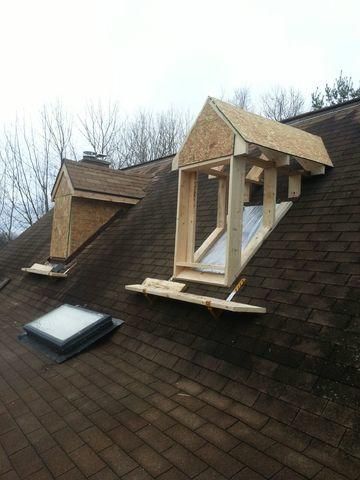 Attic Roof Window, Add A Dormer To A House, Dormer Front Of House, Adding Fake Dormers To A House, Bedrooms With Dormers, French Dormer Windows, Faux Dormers Before And After, Add Dormers To Ranch, Fake Dormers On Ranch House