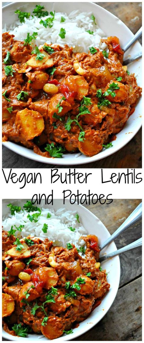 Vegan Butter Lentils and Potatoes - Rabbit and Wolves Butter Lentils, Lentils And Potatoes, Rabbit And Wolves, Crab Food, Meat And Potatoes, Plat Vegan, Pasta Vegetariana, S'mores, Idee Pasto Sano