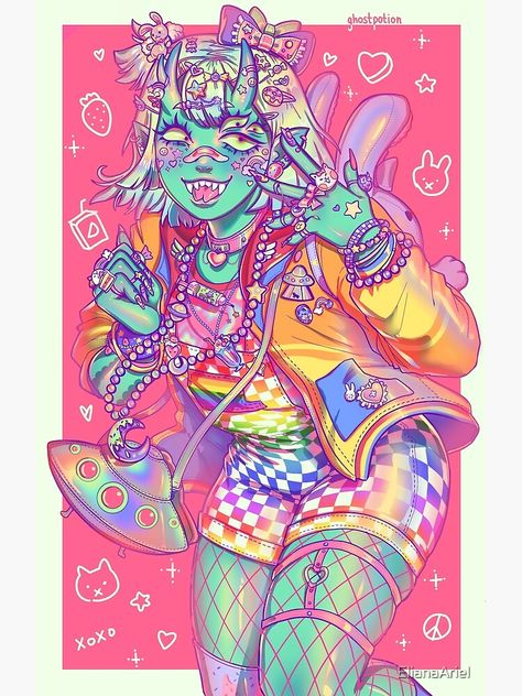 Pastel goth art