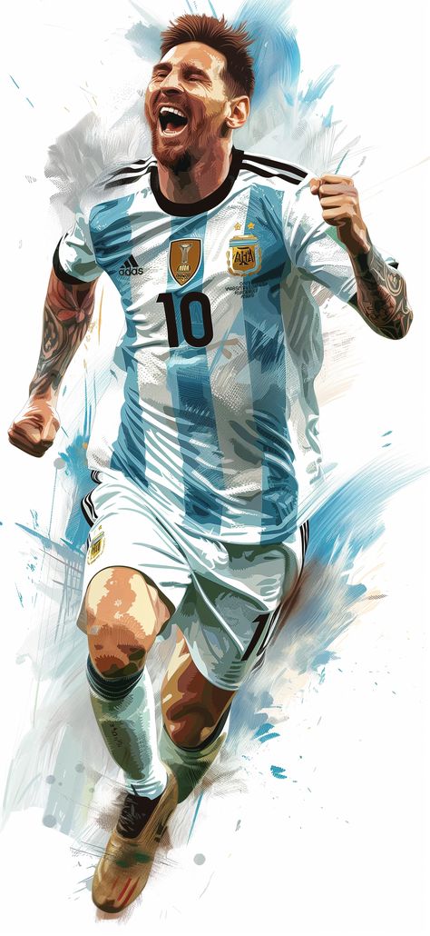 Leonel Mesi, Messi Painting, Lionel Messi Wife, Messi And Wife, Messi Art, Lionel Messi Posters, Messi Wallpaper, Messi Wallpapers, Messi Pictures