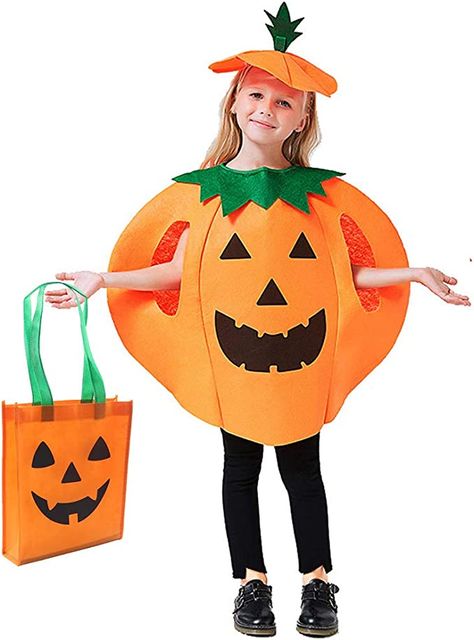 Kids Pumpkin Costume, Diy Tricot, Halloween Infantil, Pumpkin Family, Pumpkin Halloween Costume, Pumpkin Outfit, Costume For Kids, Pumpkin Hat, Zucca Halloween