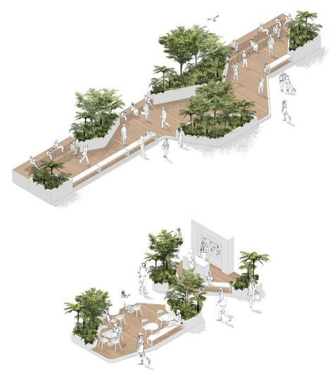 Interactive Landscape, Interactive Spaces, Interactive Architecture, Plaza Design, Urban Design Diagram, Urban Design Graphics, Urban Design Architecture, Landscape Architecture Drawing, Urban Design Plan