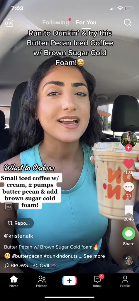 Low Calorie Dunkin Drinks, Dunkin Recipes, Dunkin Orders, Dunkin Donuts Iced Coffee Recipe, Dunkin Donuts Iced Coffee Order, Best Dunkin Donuts Drinks, Dunkin Donuts Iced Coffee Orders, Dunkin Donuts Coffee Drinks, Fun Coffee Recipes