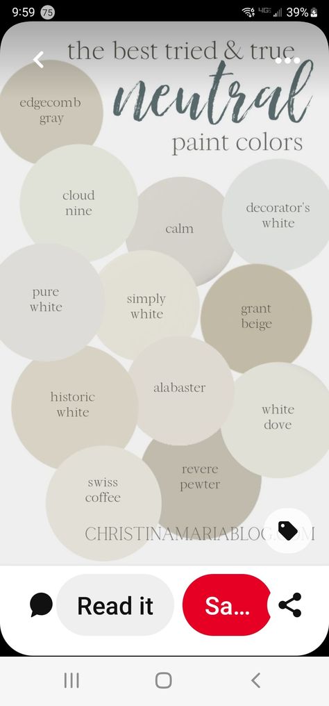 White Dove Whole House Palette, Coordinating Colors With White Dove, Chantilly Lace Vs White Dove, Natural Cream And White Dove, White Dove Pallete, Pratt And Lambert Paint Colors, French Country Paint Colors, Paint Pallets, Edgecomb Gray