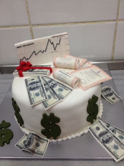 #birthday #cake #money #dollar #euro Finance Graduation Party, Money Theme Birthday Party Ideas, Finance Graduation Cakes, Birthday Cake Money Theme, Cake Dollar Birthday, Finance Cake Ideas, Money Cake Design For Men, Birthday Cake With Money, Dollar Cake Design