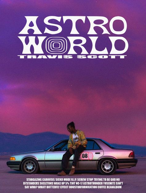 Astroworld Poster, Travis Scott Music, Swag Poster, Travis Scott Album, Album Wallpaper, Y2k Posters, Hip Hop Poster, Music Poster Ideas, Vintage Poster Design