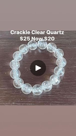 Crackle Clear Quartz Bracelet $25 Now $20                                               14mm.  Clear Quartz is a master healer. It helps enhance psychic abilities, memory, concentration, balance, immune system, harmony, healing, clarity calmness, amplify energy, releases and regenerates energy, negativity, radiation, soul cleanser, organs, connects dimensions, unlocks memory, balances body, patience, prosperity, emotional, spirituality, metabolism, weight loss, toxins, purpose, clears blockages, chakras. Chakra: Crown.                     http://gemoholics.square.site  #gemoholics #gemoholicsproducts #crystaltips #crystalcarving #healingcrystals #healingstones #crystalcarvings #gemoholics #bracelet #gemstone #crystal #crystals #gemstones #jewelry #jewellery #products Gemoholics Gemoholics Enhance Psychic Abilities, Clear Quartz Bracelet, Gemstones Jewelry, Bracelet Gemstone, Psychic Abilities, Quartz Bracelet, Healing Stones, Clear Quartz, Immune System