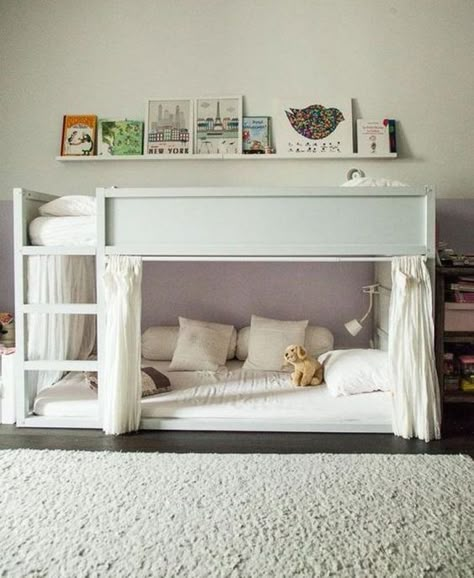 How To Upgrade Your IKEA Kura Bed - THE LONDON MOTHER Ikea Loft Bed Hack, Ikea Loft, Kura Bed Hack, Ikea Bunk Bed, Ikea Loft Bed, Bed Ikea, Ikea Kids Room, Ikea Kura Bed, Kura Bed