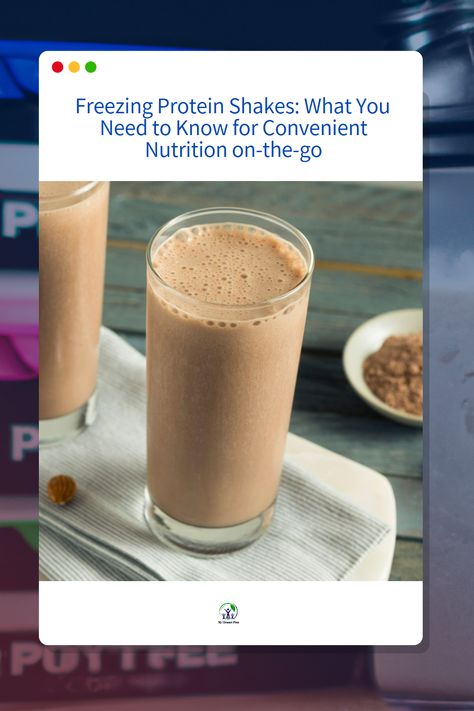 This blog post is a guide for freezing protein shakes, exploring the effect on quality and safety, and providing tips for proper storage and convenient nutrition. #HealthyHabits #FrozenSnacks #SafetyFirst #NutritionTips #StorageSolutions Sugar Free Protein Shakes, Protien Shake Recipes, Health Shakes, Premier Protein Shakes, Protein Shake Smoothie, Premier Protein, Protein Shake, Smoothie Shakes, Shake Recipes