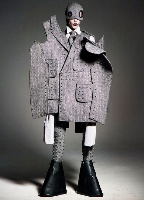 Greg Kadel, Deconstruction Fashion, Conceptual Fashion, Weird Fashion, Futuristic Fashion, Future Fashion, King Kong, Fall 2017, Thom Browne