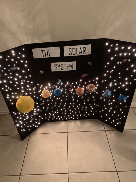 3rd Grade solar system project Science Projects For 3rd Grade, Solar System Projects For Kids 3rd, Solar System Diorama, Solar System Model Project, Solar System Science Project, 3d Solar System Project, Diy Solar System Project, Neptune Project, Solar System Room