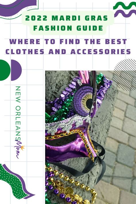 "As a plus-size mom, I like to be festive as well. Here are a few of my favorite boutiques, clothing stores, and jewelry shops that carry sizes for us busty gals!" #MardiGras #Mardigrasfashion #fashion Mardi Gras Fashion, Second Line, Fashion Guide, Purple Outfits, All Things Purple, Clothing Stores, Clothes And Accessories, Purple Gold, Mardi Gras