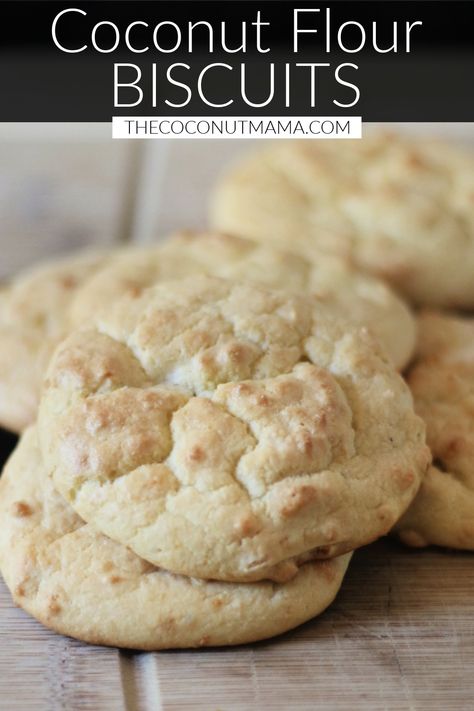 Coconut Flour Biscuits, Healthy Biscuits, Flour Biscuits, Homemade Bisquick, Grain Free Breakfast, Low Oxalate, Candida Recipes, Baking With Coconut Flour, Low Carb Biscuit