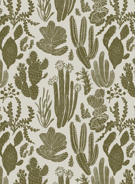 Wallpaper Cactus, Desert Pattern, Cactus Wallpaper, Cactus Backgrounds, Cactus Nursery, Bohemian Wallpaper, Boho Background, Flowering Cactus, Grid Patterns