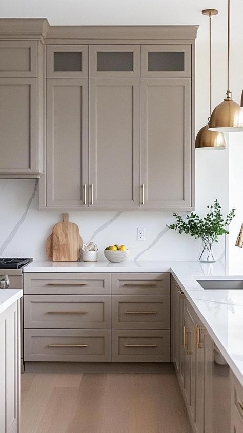 14 Best Kitchen Cabinet Colors That Hide Dirt: Top Picks for a Clean Look Cabinet Colors White Countertop, Color Washed Kitchen Cabinets, Paint Washed Kitchen Cabinets, What Color Should I Paint My Kitchen Cabinets, North Facing Kitchen Cabinet Colors, Cabinet Colors With White Countertops, Best Paint Colors For Kitchen Cabinets, Urban Bronze Cabinets Kitchen, Modern Kitchen Cabinets Colors