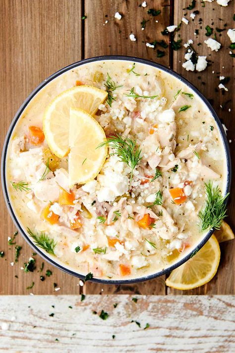 Lemon Rice Soup - with Rotisserie Chicken - 15-Minute Prep! Egg Drop Wonton Soup Recipe, Chicken Wild Rice Soup Easy, Mexican Chicken And Rice Soup, Wild Rice Soup Easy, One Pot Mexican, Rotisserie Chicken Soup, Lemon Rice Soup, Wonton Soup Recipe, Mexican Chicken And Rice