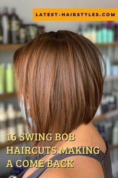 Classic Short Hair, Swing Bob Haircut, Stacked Haircuts, Dunner Wordend Haar, Medium Bob Haircut, Trendy Bob Hairstyles, Stacked Bob Hairstyles, Medium Bob, Stacked Bob Haircut