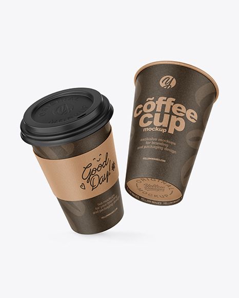 Two Paper Coffee Cups Mockup. Present your design on this mockup. Includes special layers and smart objects for your creative works. Tags: branding,can,cap,carton cup,carton holder,coffee,coffee cup,coffee cup mockup,cup,cupholder,drink,holder,hot,hot coffee,hot drink,hot tea,kraft,matte,paper,paper coffee cup,paper cup,paper tea cup,plastic,realistic,tea,tea cup,two. #mockup #psdmockup #brandmockup #yellowimages Paper Cup Design, Paper Tea Cups, Plastic Coffee Cups, Paper Coffee Cups, Coffee Holder, Coffee Cup Art, Coffee Cup Holder, Paper Coffee Cup, Cup Art